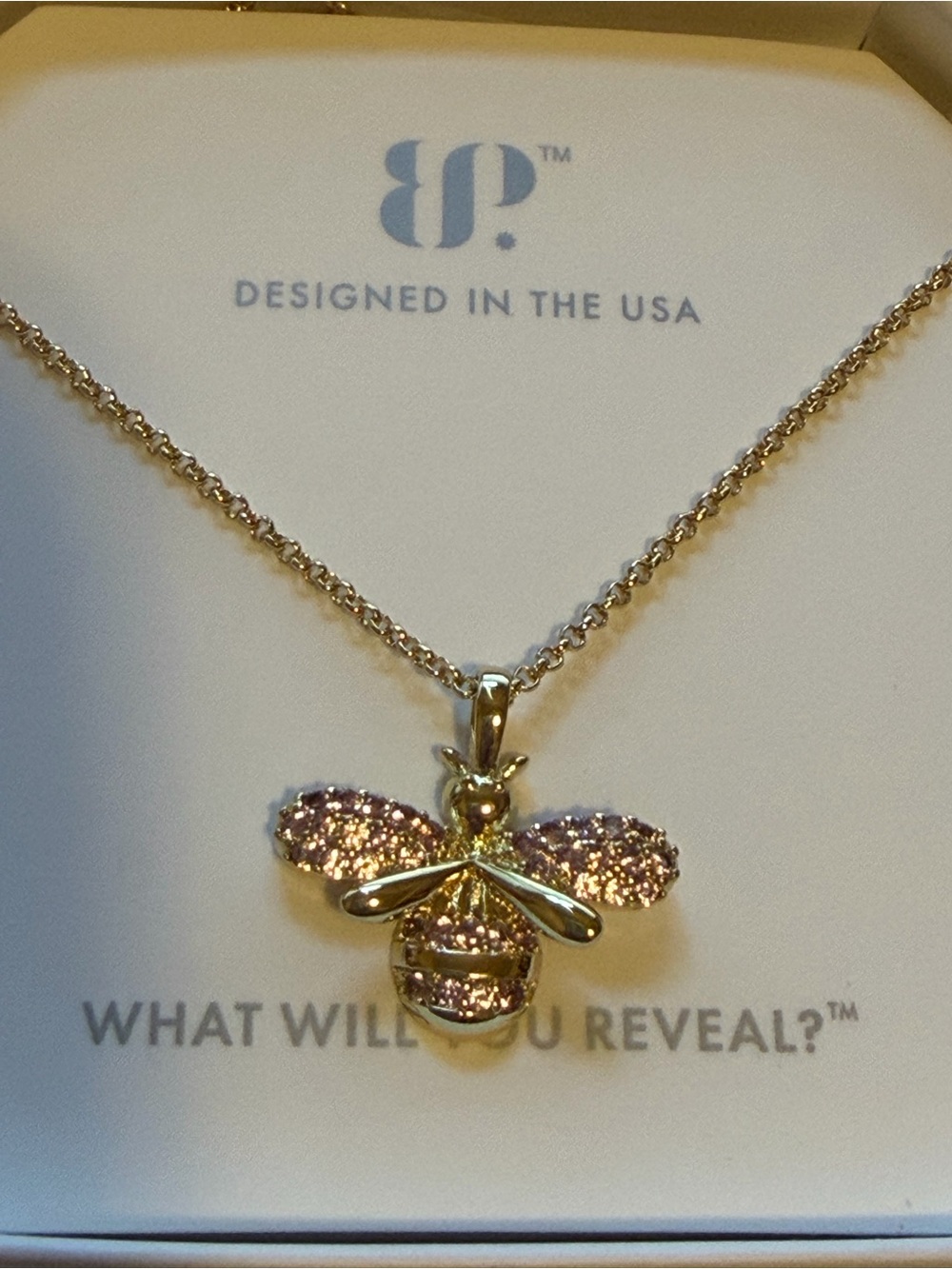 Gold pink lab created sapphire on gold plating